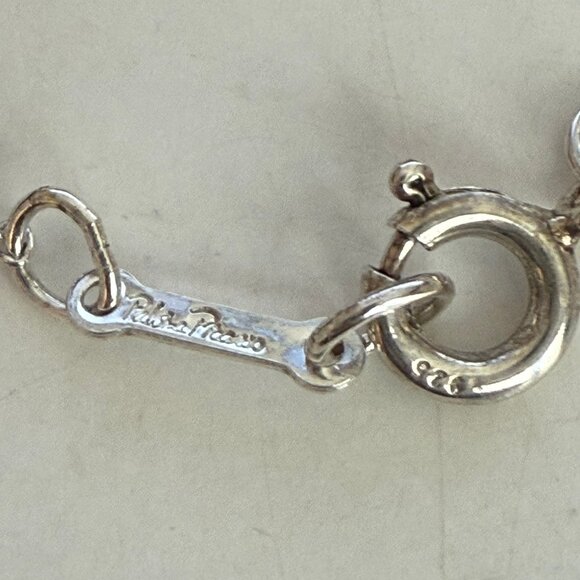 Tiffany & Co Paloma Picasso Loving Heart Sterling Silver 16" Necklace - Picture 5 of 8
